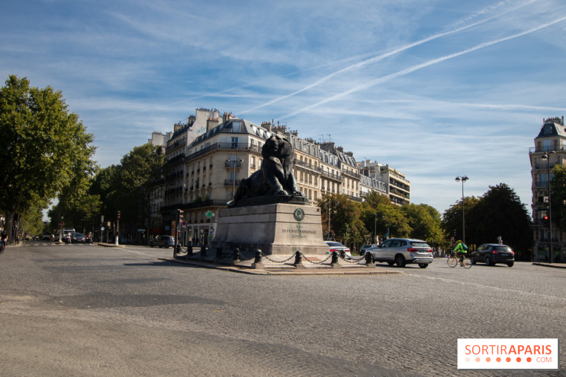 visuel statue Lion de Belfort Place Denfert Rochereau
