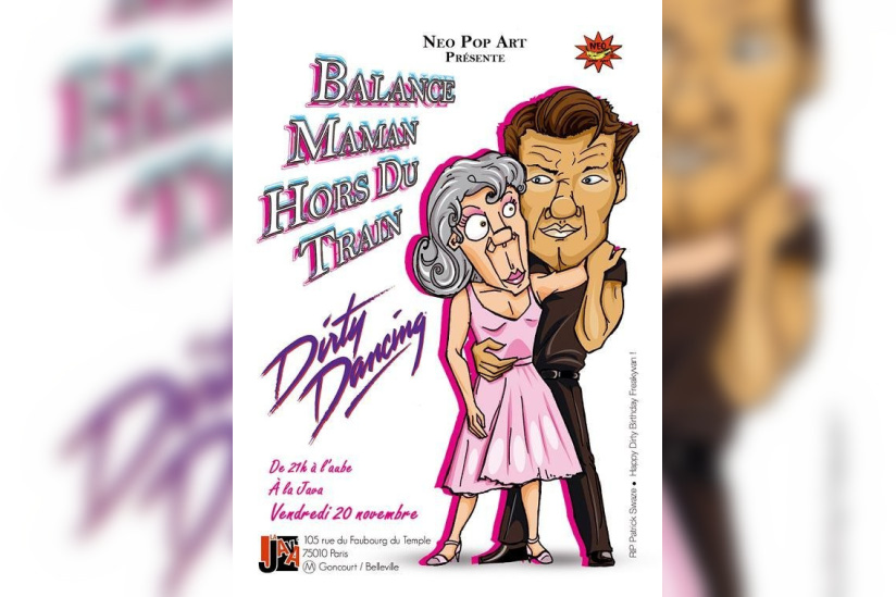 Balance Maman hors du Train, Charles Tox, Java, Soirée, Paris 