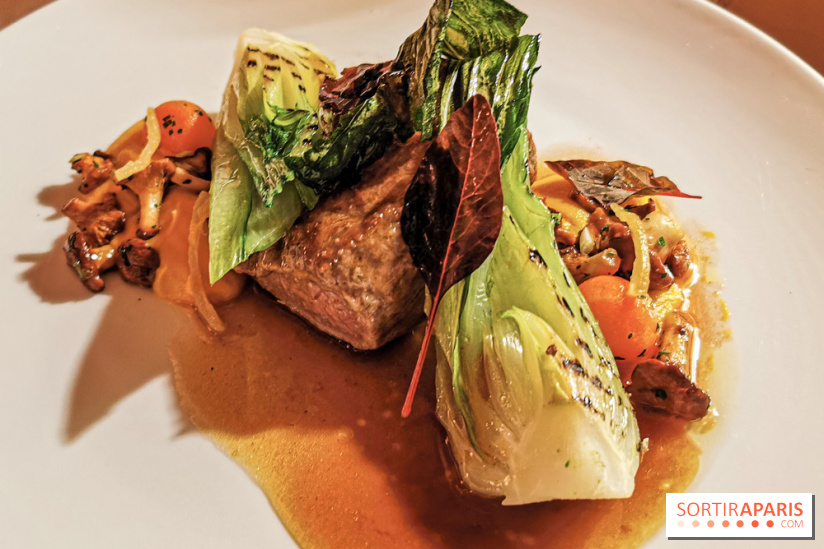 Le menu Traviata à l'Hôtel Le Meurice