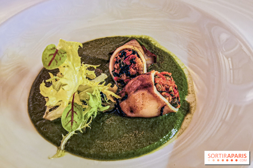 Le menu Traviata à l'Hôtel Le Meurice