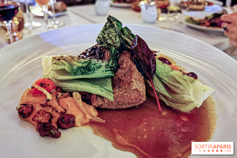 Le menu Traviata à l'Hôtel Le Meurice