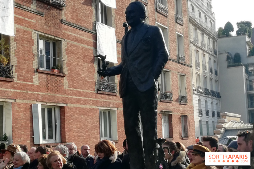 La statue de René Goscinny, le premier monument dédié à la BD à Paris 