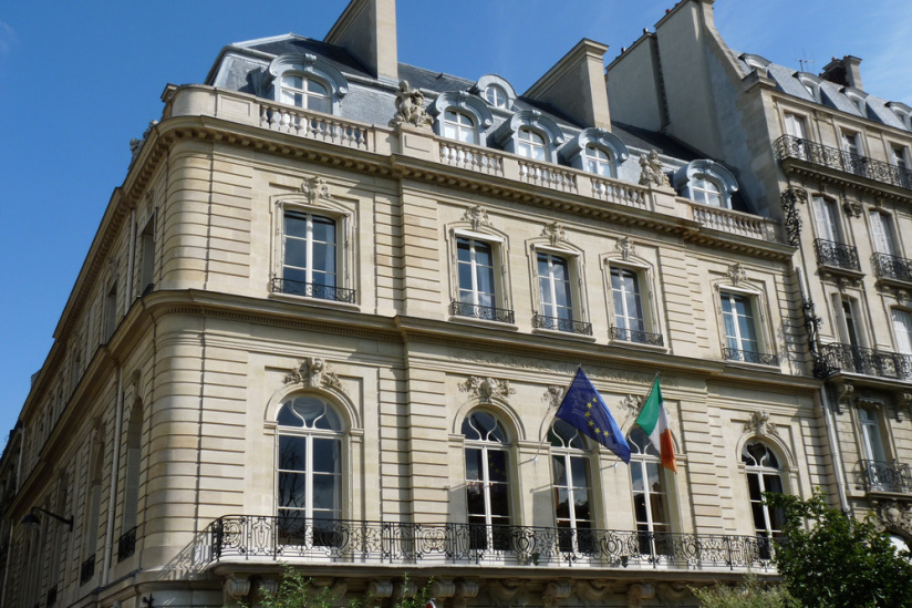 Journées du Patrimoine 2022 à l'Ambassade d'Irlande - Hôtel de Breteuil à Paris
