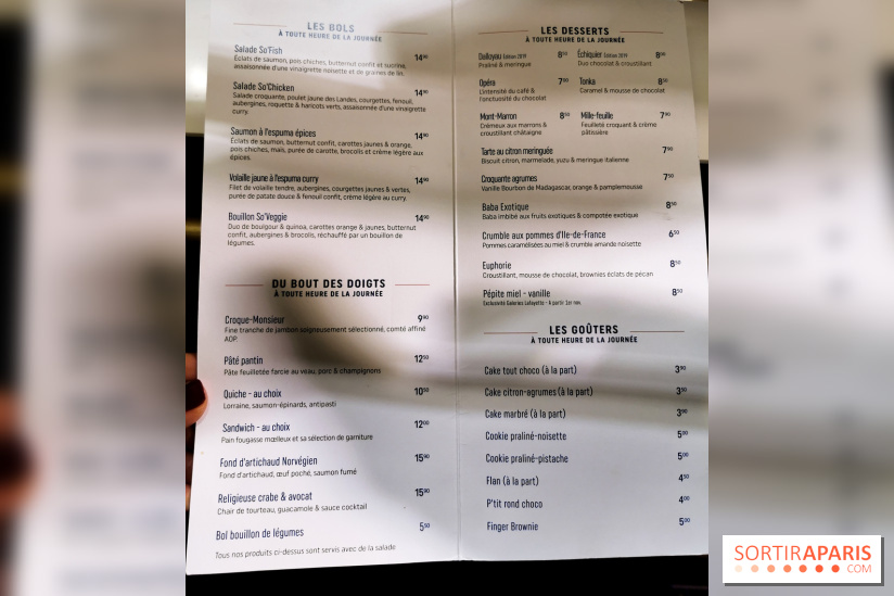 Le Dalloyau Café au Galeries Lafayette Gourmet