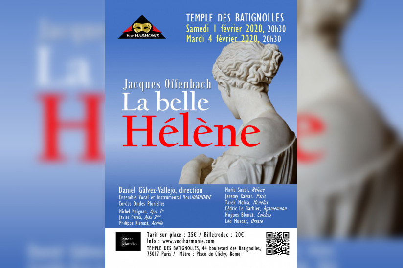 La Belle Helene De Jacques Offenbach Au Temple Des Batignolles 