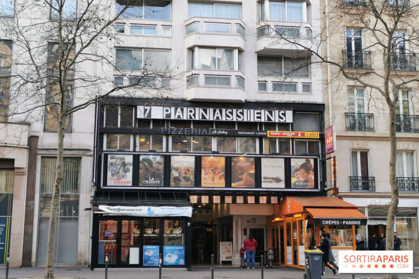 Le cinéma les 7 Parnassiens dans le quartier de Montparnasse