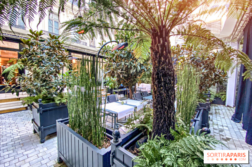La terrasse d'hiver des Jardins du Faubourg
