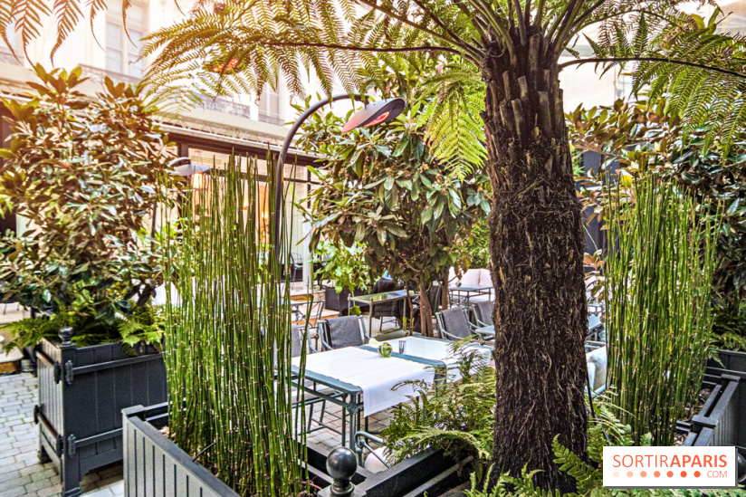 La terrasse d'hiver des Jardins du Faubourg