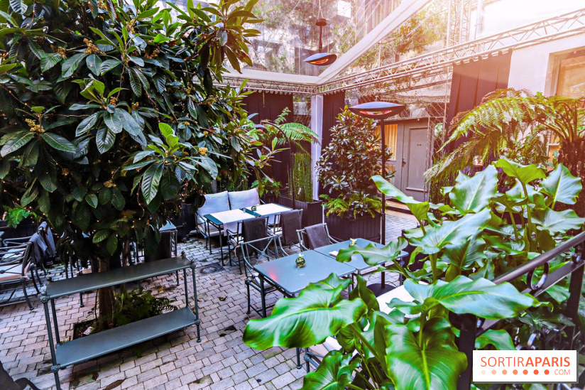 La terrasse d'hiver des Jardins du Faubourg