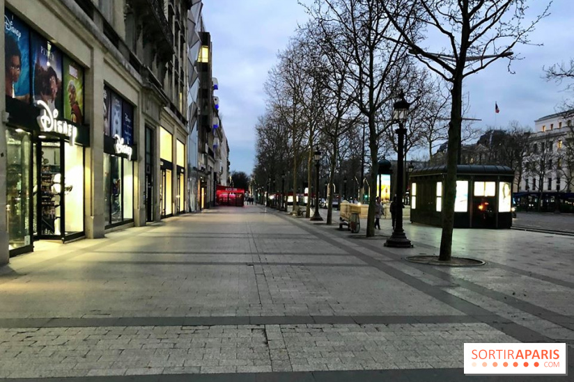 Coronavirus, Paris désert 