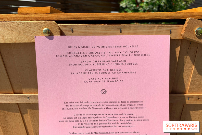 Panier pique-nique Jean Imbert x Veuve Clicquot