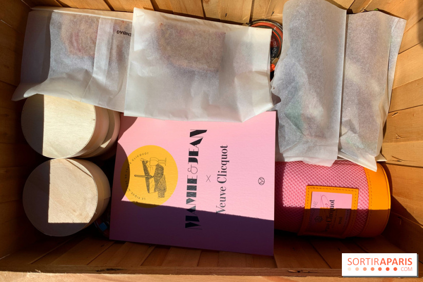 Panier pique-nique Jean Imbert x Veuve Clicquot