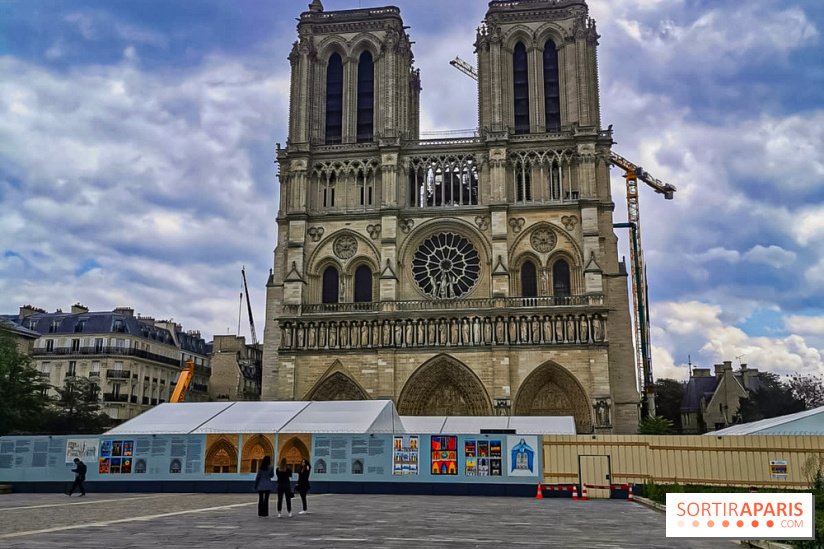 Notre Dame, démontage de l'échafaudage endommagé 