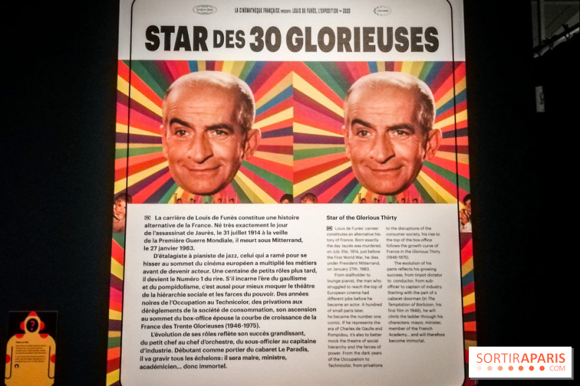 Exposition Louis de Funès à la Cinémathèque