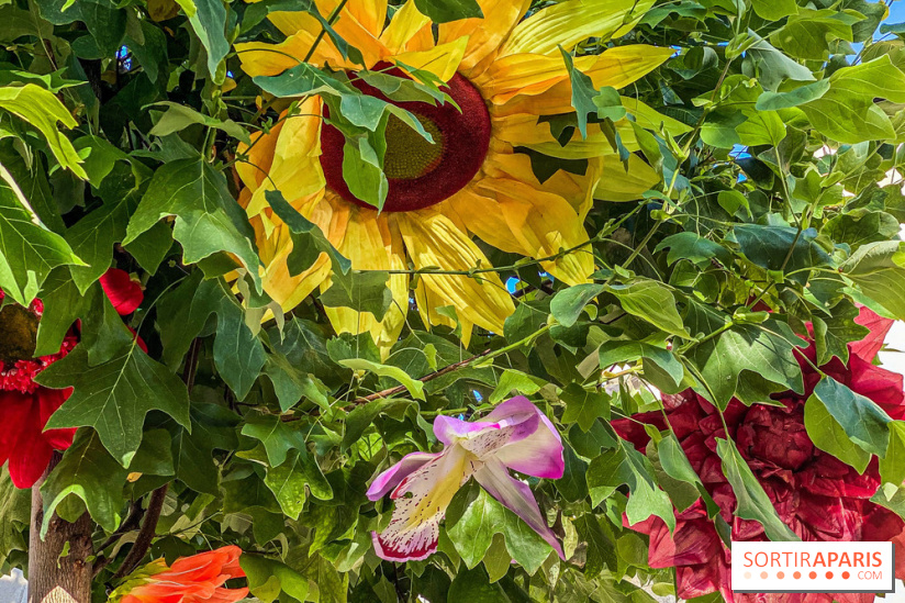 Le ciel de fleurs à Bercy Village
