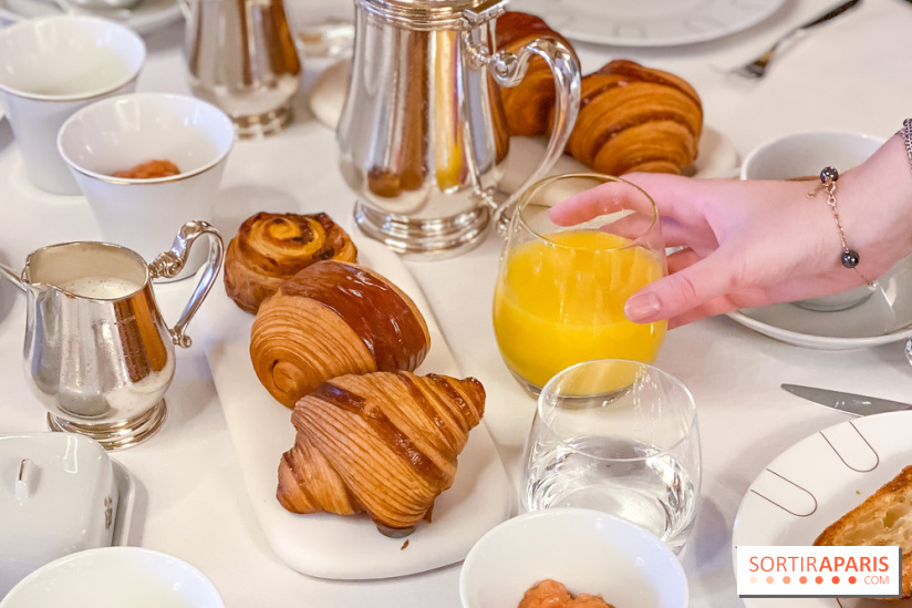 Le petit-déjeuner du Meurice Paris avec les viennoiseries de Cédric Grolet