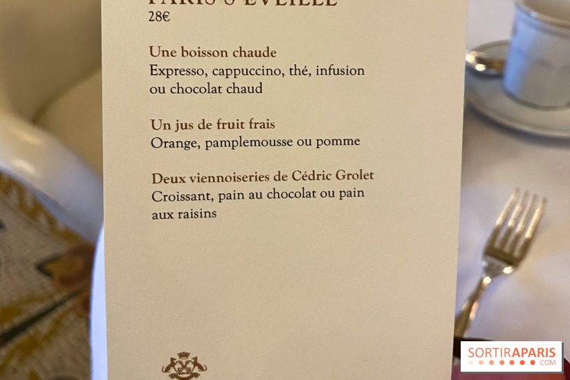Le petit-déjeuner du Meurice Paris avec les viennoiseries de Cédric Grolet