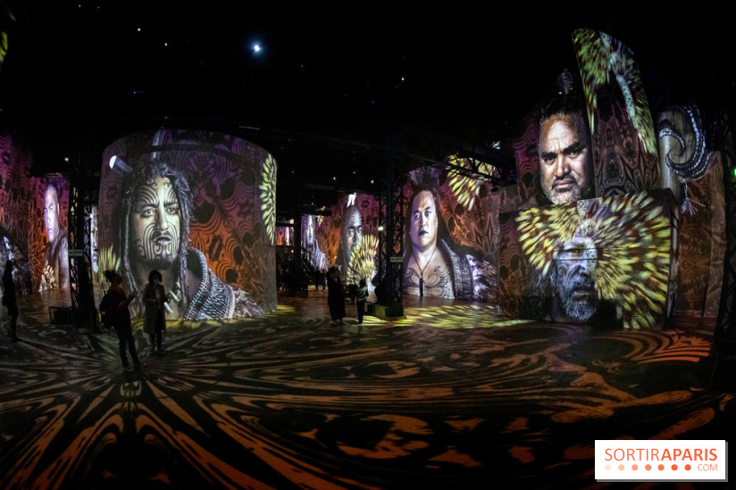 Photos : Exposition immersive Jimmy Nelson : The last sentinels à l’Atelier des Lumières 