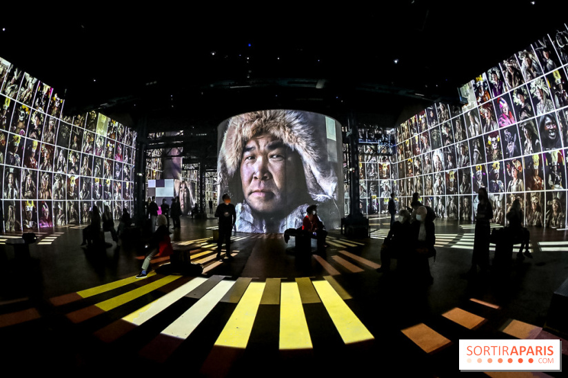 Photos : Exposition immersive Jimmy Nelson : The last sentinels à l’Atelier des Lumières 