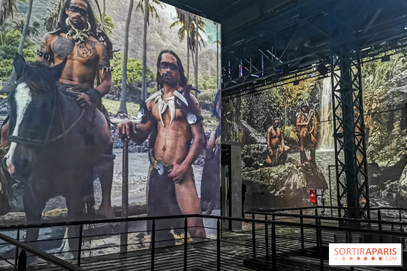 Photos : Exposition immersive Jimmy Nelson : The last sentinels à l’Atelier des Lumières 