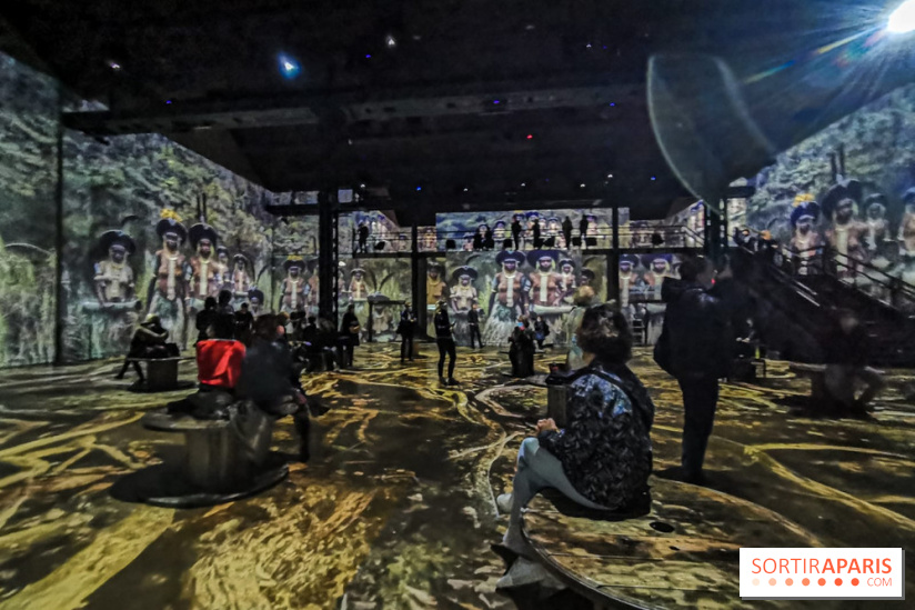 Photos : Exposition immersive Jimmy Nelson : The last sentinels à l’Atelier des Lumières 