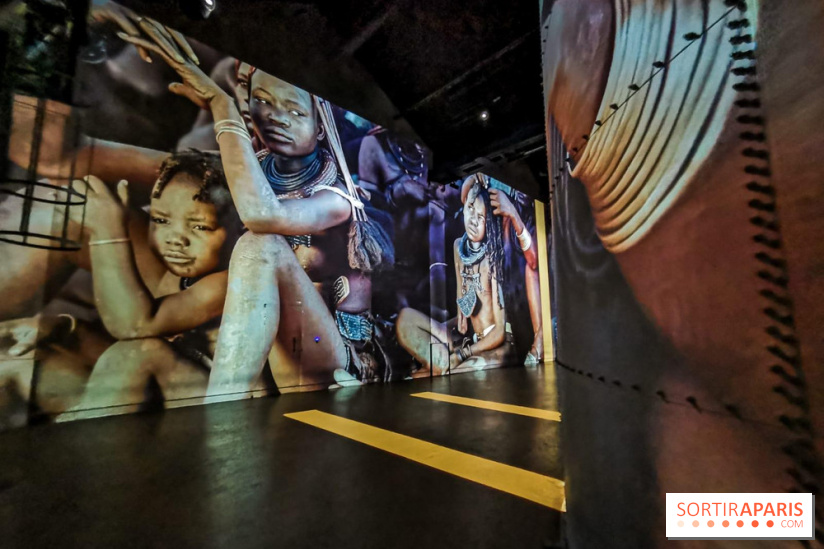 Photos : Exposition immersive Jimmy Nelson : The last sentinels à l’Atelier des Lumières 