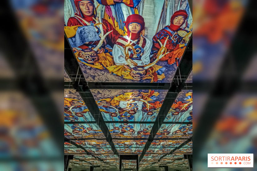 Photos : Exposition immersive Jimmy Nelson : The last sentinels à l’Atelier des Lumières 