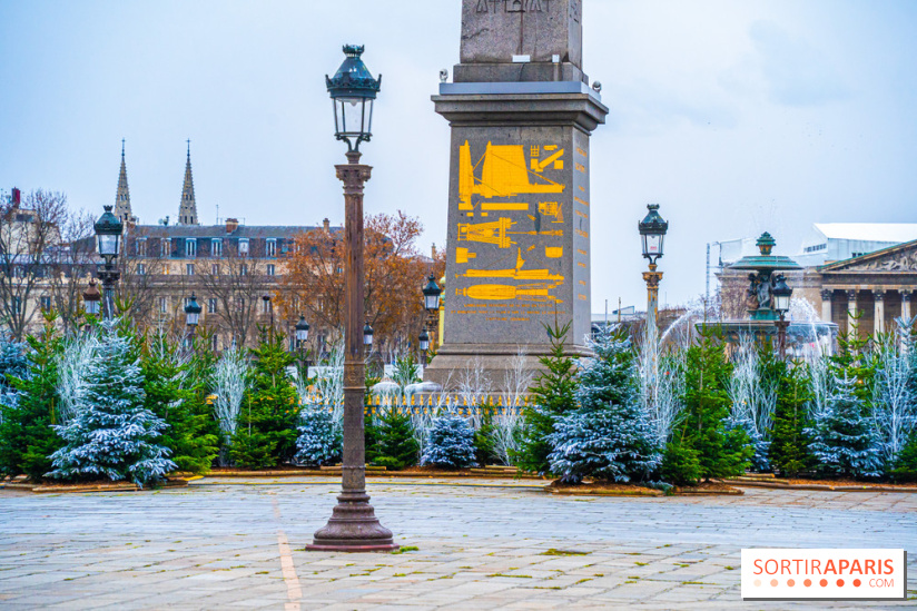 Photos : Illuminations et sapins de Noël Place de la Concorde