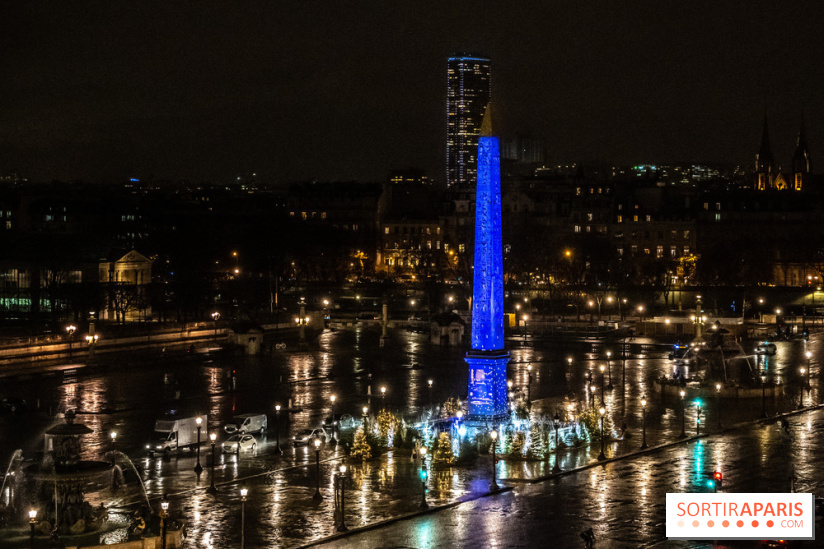 Photos : Illuminations et sapins de Noël Place de la Concorde