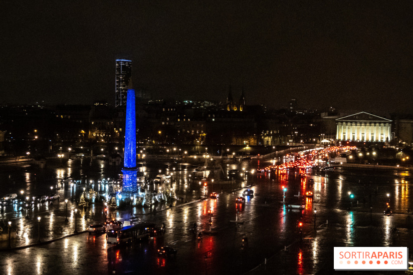 Photos : Illuminations et sapins de Noël Place de la Concorde
