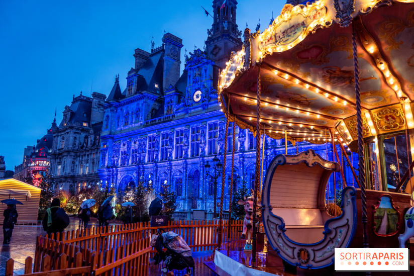 Photos : Village et illuminations de Noël de l'Hôtel de Ville 2020