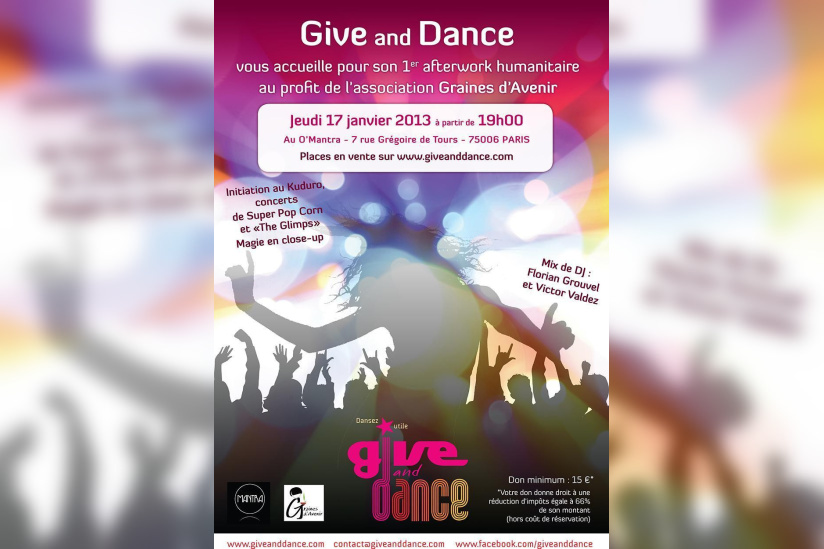 Give and Dance | 1er afterwork humanitaire