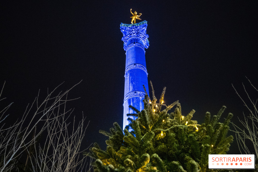 Photos illuminations de Noël de la Bastille