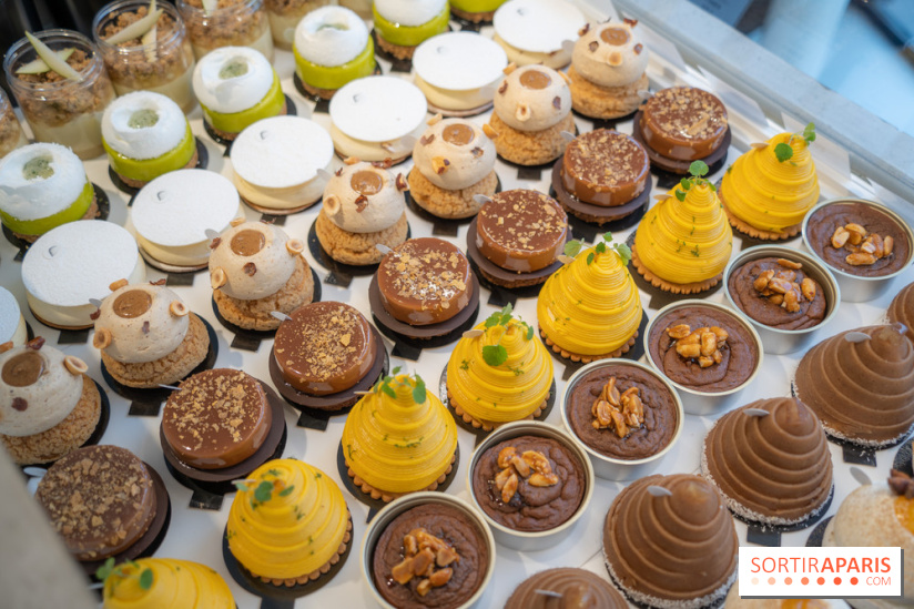 Photos : Les Bûches de Noël de Yann Menguy à la Goutte d'Or Pâtisserie 2020
