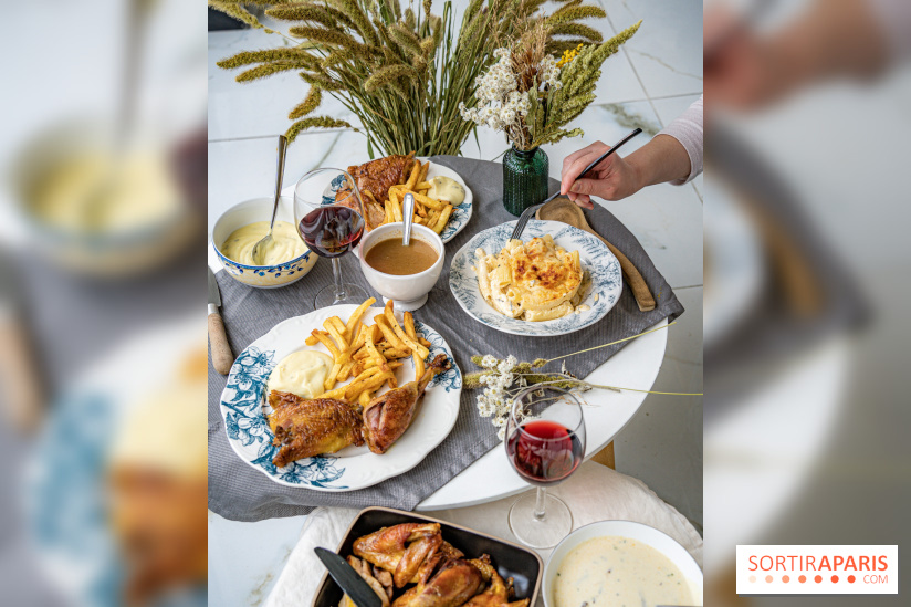 Menu volaille et truffe du Coq Rico, les photos