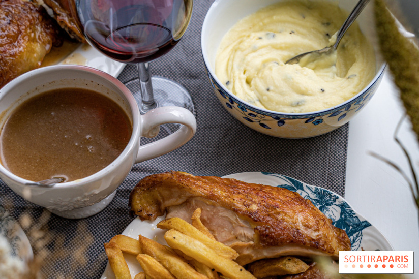 Menu volaille et truffe du Coq Rico, les photos