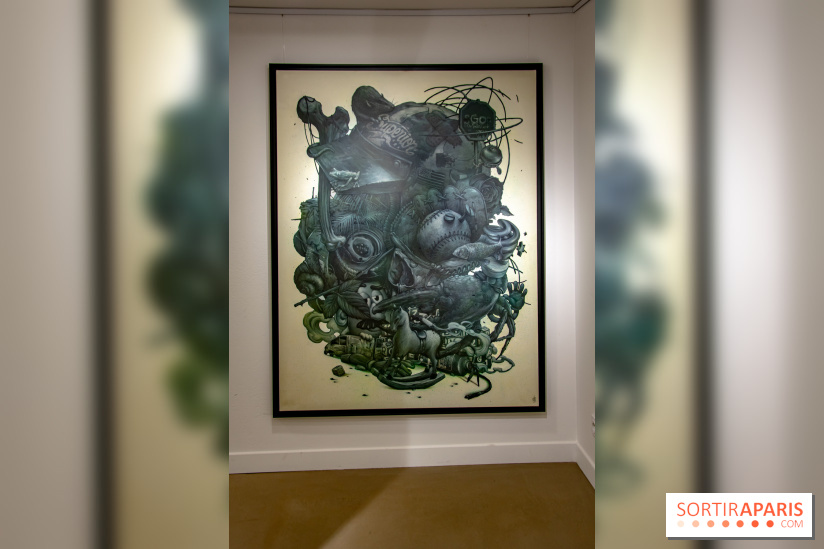 Exposition Bom.K à la galerie Joël Knafo