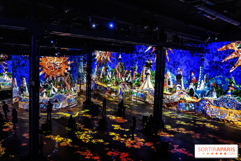 Exposition Gaudi à l’Atelier des Lumières, les photos 