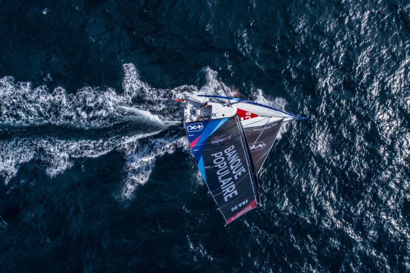 Clarisse Crémer, navigatrice de Banque Populaire X, les photos