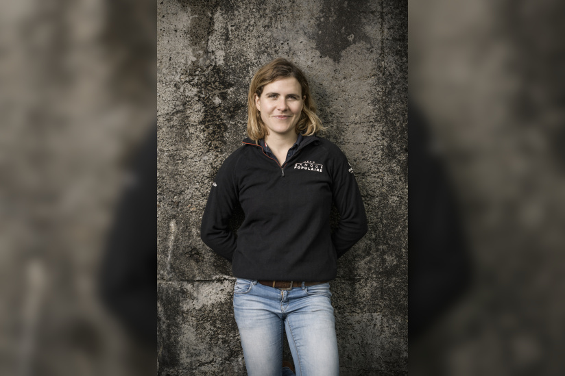 Clarisse Crémer, navigatrice de Banque Populaire X, les photos