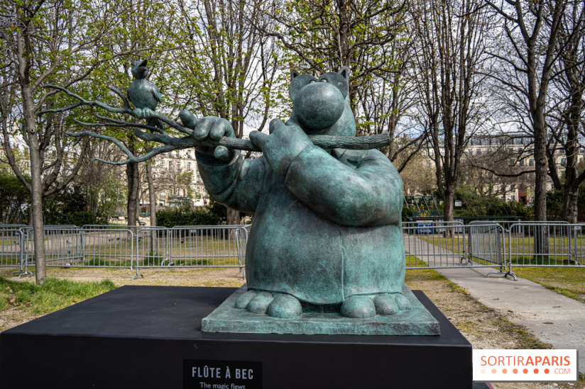Exposition Geluck sur les Champs-Elysées 