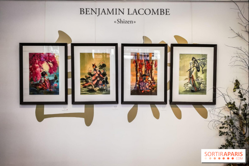 Shizen, l'expo gratuite de Benjamin Lacombe à la galerie Daniel Maghen - nos photos