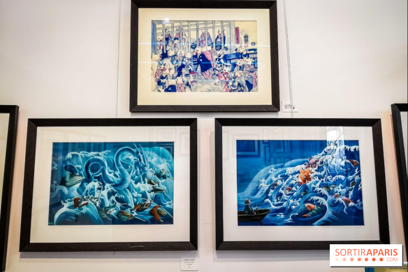 Shizen, l'expo gratuite de Benjamin Lacombe à la galerie Daniel Maghen - nos photos