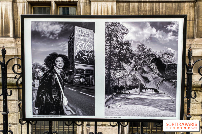 Parisiennes, l'exposition photos de Nikos Aliagas sur les grilles de l'Hôtel de Ville