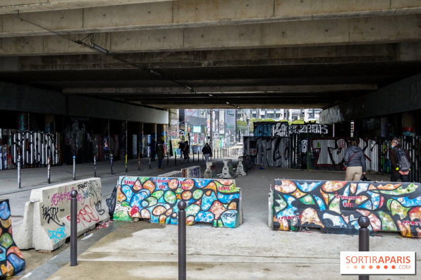 Spot 13 : le lieu éphémère de street art en plein air à Paris, nos photos