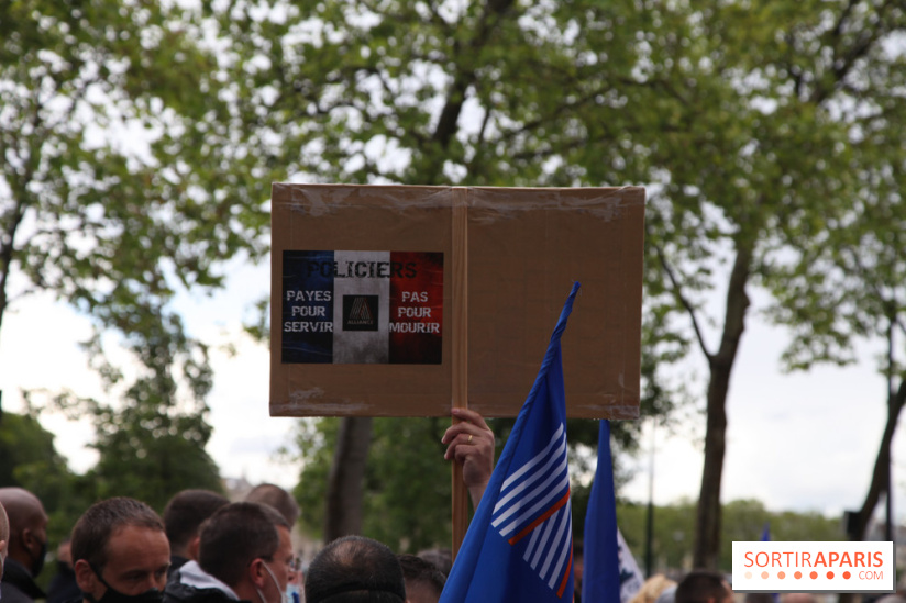 Manifestation policiers 19 mai 2021