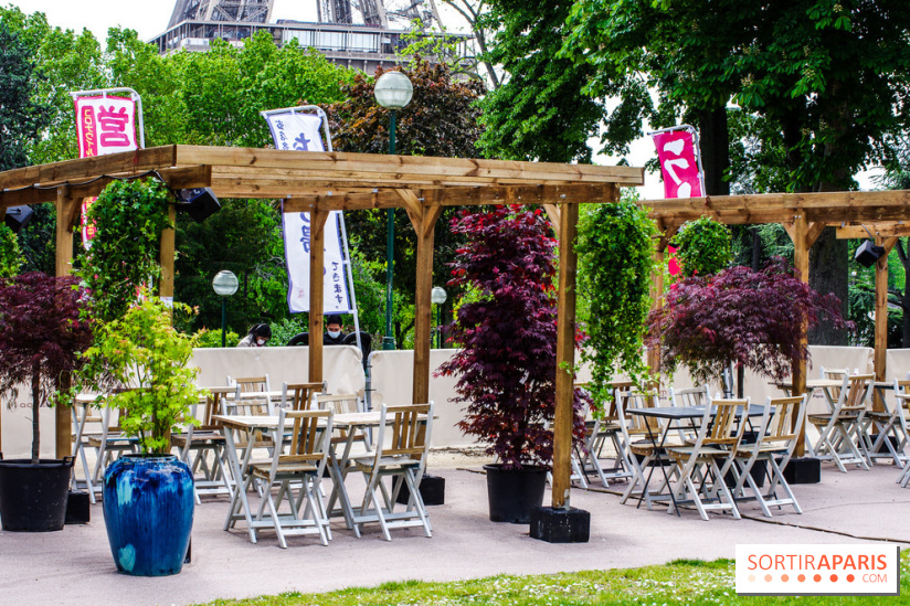 Hanami Paris, Ła terrasse éphémère du Trocadéro