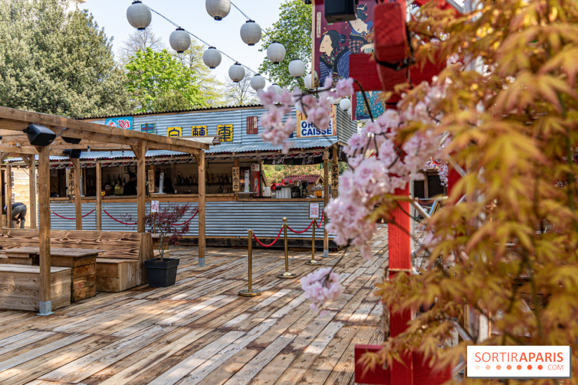 Hanami Paris, Ła terrasse éphémère du Trocadéro