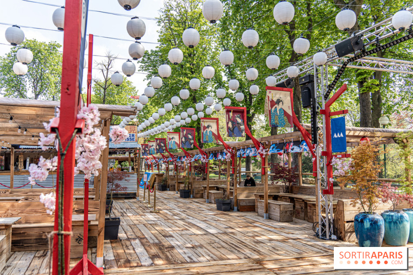 Hanami Paris, Ła terrasse éphémère du Trocadéro