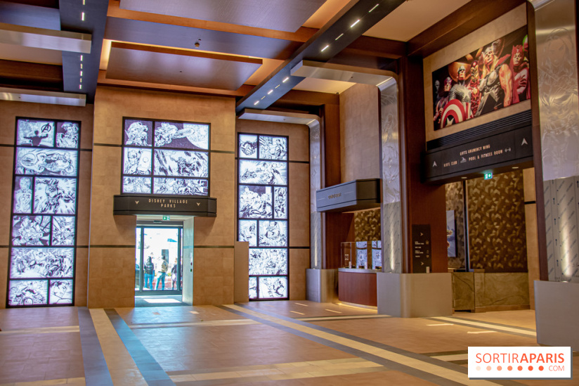 Hôtel Marvel à Disneyland Paris : nos photos du Disney's hotel New York - The Art of Marvel